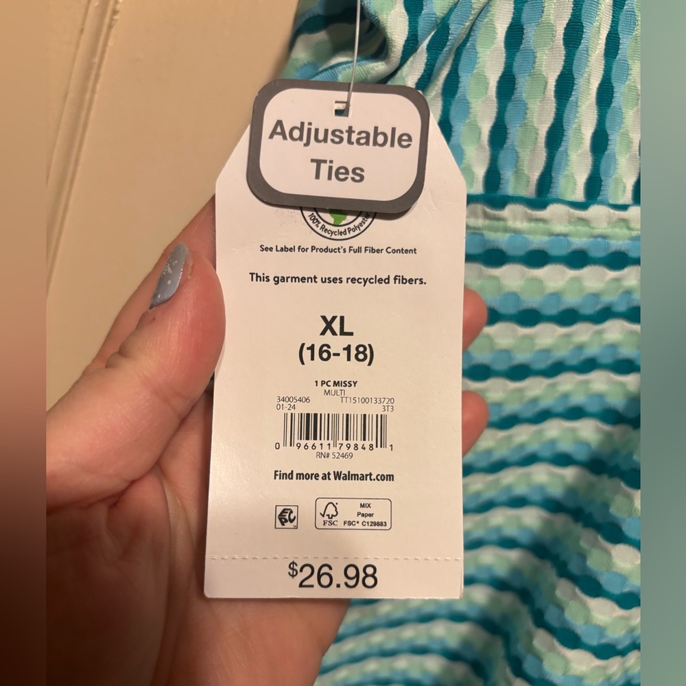 Time and Tru Swimsuit - NEW NWT size XL - Picture 4 of 8
